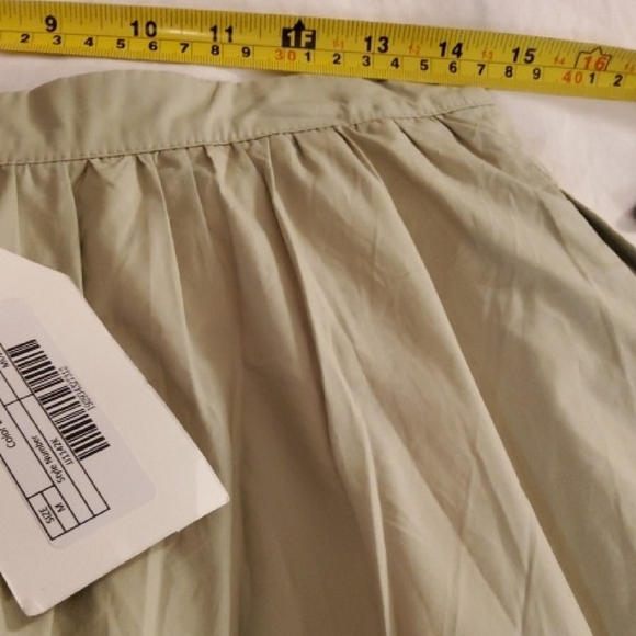 English Factory Colorblock Cream & Burgandy Blouse & Midi Skirt - Picture 8 of 8